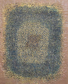 Susan Delgalvis, (AK), "Portal I", 30 x 24 in., Encaustic on Birch Panel